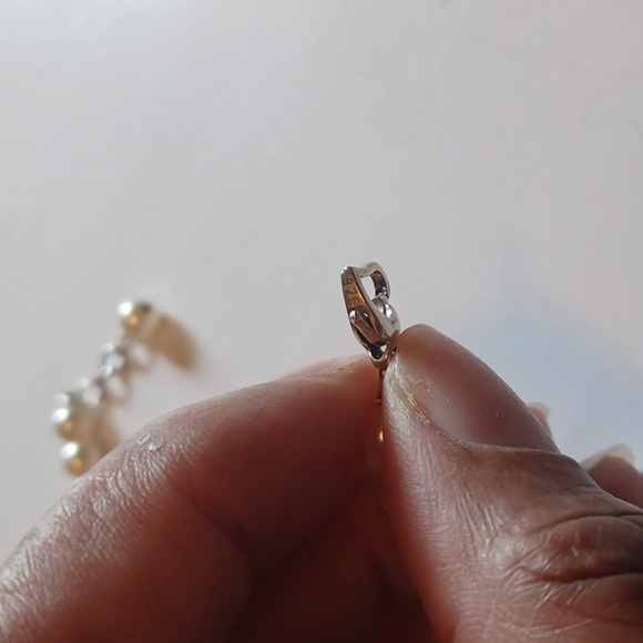 925 HALLMARK BRACELET WITH BLACK CRYSTALS, STERLING SILVER HEART TOGGLE. NEW - Picture 3 of 3